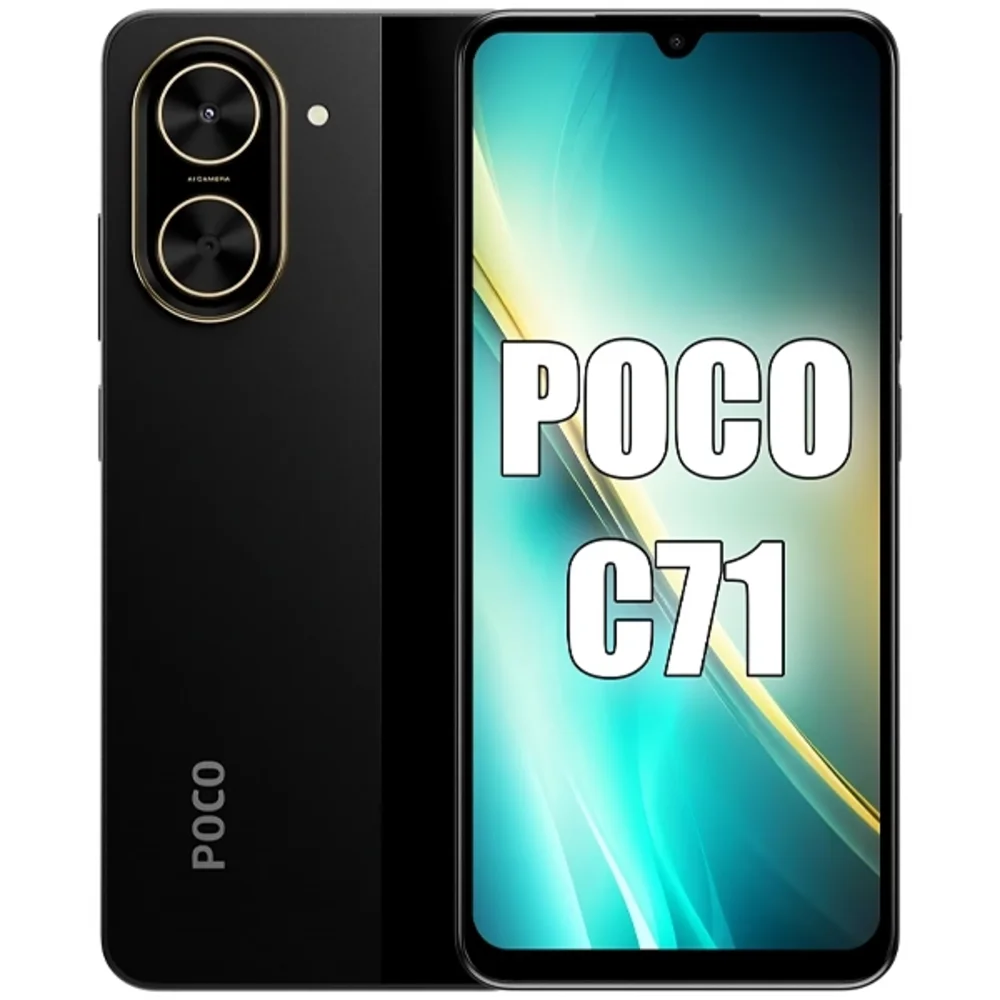 Celular Xiaomi Poco C71 128GB 4gb Ram De 6.88" 32mp 8mp - Dourado (global)