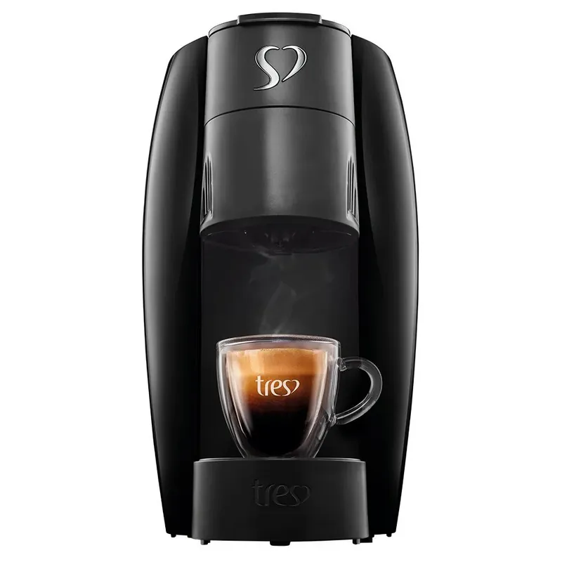 Cafeteira Espresso Lov Três Corações, Automática, 110V, Preta