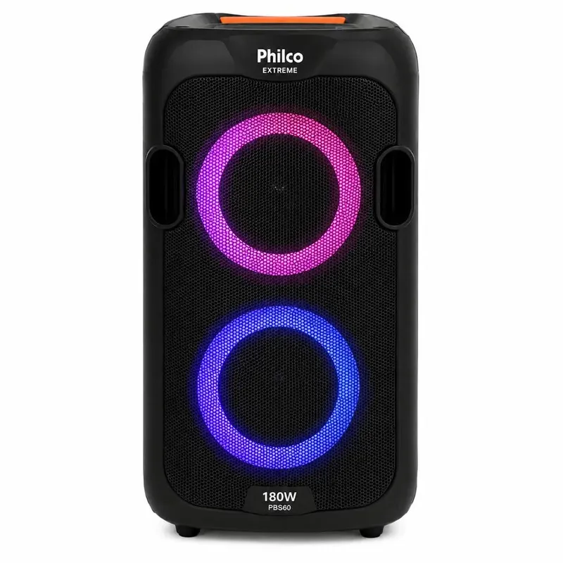 Caixa De Som Speaker Philco Extreme 180w Pbs60 Bivolt