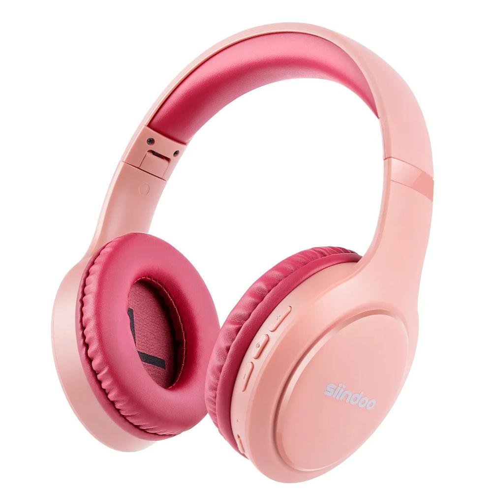 Hedphone Jh-919 Bluetooth Sem Fio Com Microfone Para Laptop, Tv Rosa