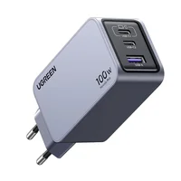 Ugreen Nexode Pro Ganinfinity Carregador Rápido 100w Gan Compatível Ipad, Macbook Air M4, M3, M2, M1 Galaxy Pps 45w, 25w, S25 Ultra, S24, S23 Pixel,