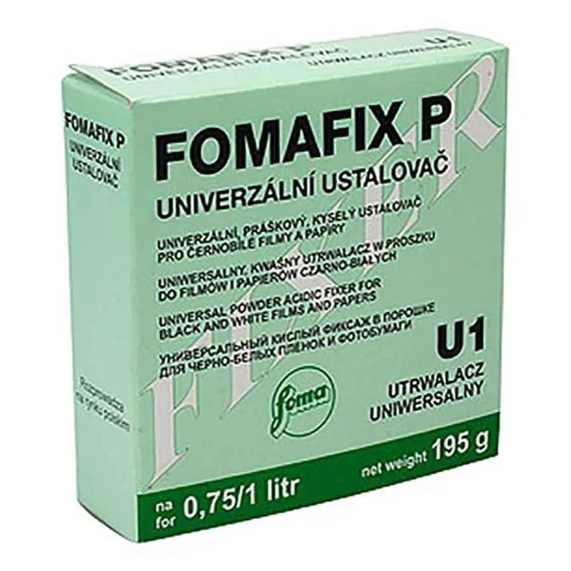 Fixador Em Pó Fomafix P Para Papel Fotográfico E Filme Preto E Branco - 195 G (rende 1 Litro)