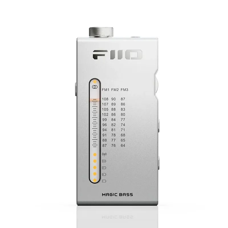 Rádio Fm Fiio Rr11 Portátil Hifi Amplificador Bass 3d Chip Si4831 Usb C Fone Incluso Retro Premium