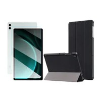 Capa Smart + Película Vidro Galaxy Tab S9 Fe+ 12.4 ".