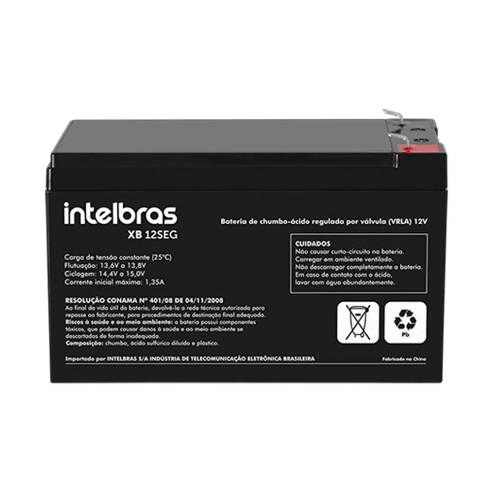 Bateria Vrla 12v P/ Sistema de Segurança - Xb 12seg