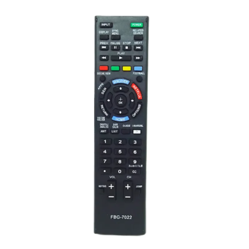Controle Remoto Compatível Com Tv Sony - Modelo Fbg-7022
