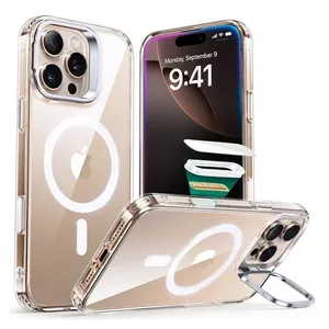 Capa Iphone 16 Pro Esr Suporte Stash Stand Botão Câmera