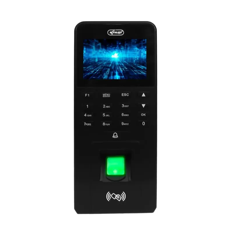 Ponto Digital E Controlador De Acesso Alarme Biometria Senha Cartão