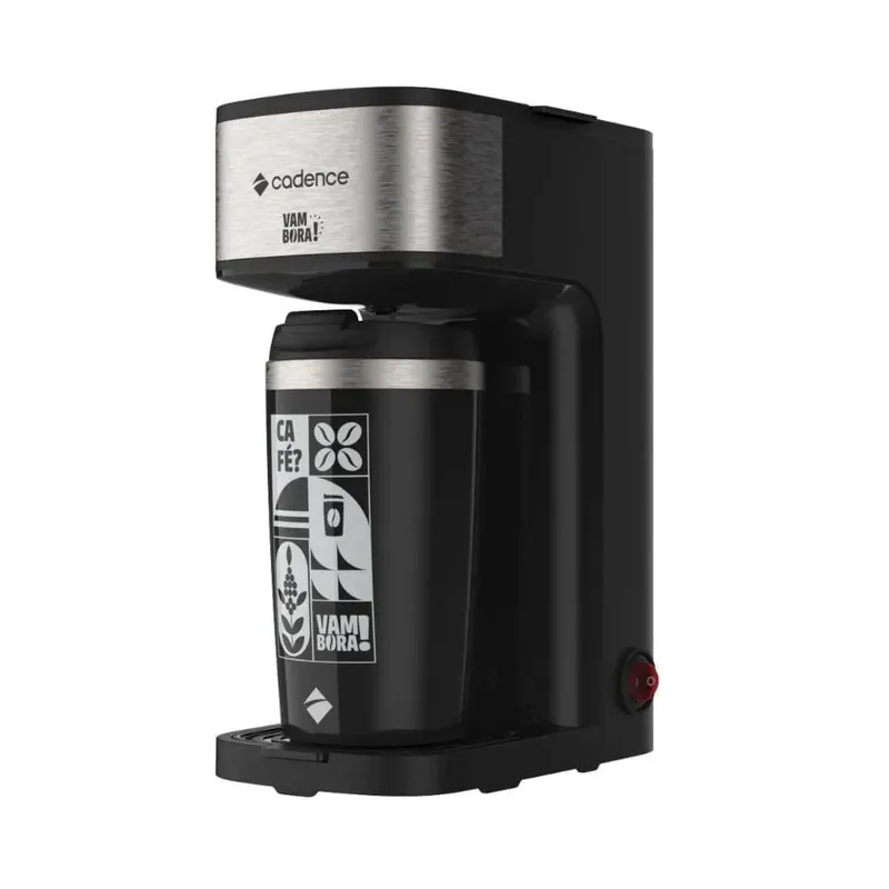 Cafeteira Elétrica Cadence Vambora Com Copo Térmico 220v