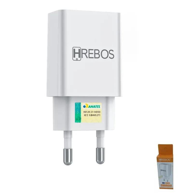 Adaptador Fonte De Tomada 5v 2.4a Para Câmeras E Carregador Cor:branco