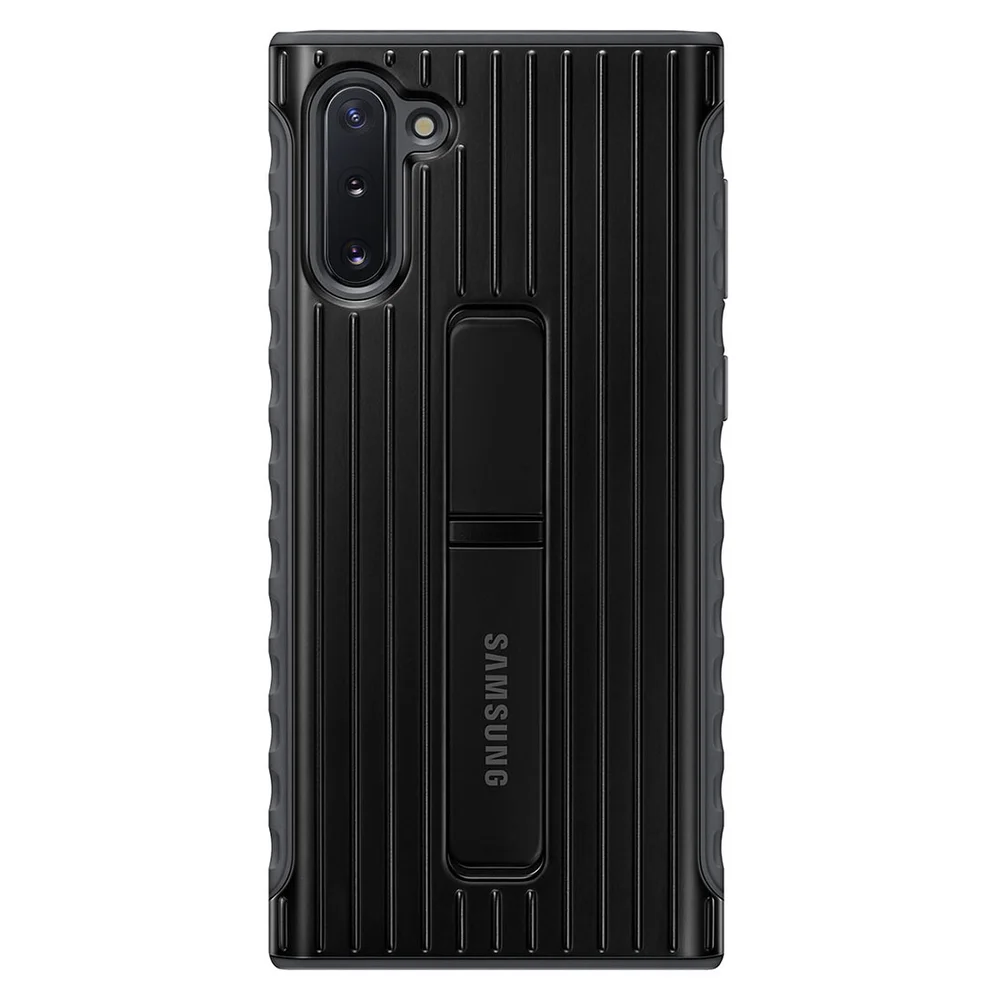 Capa Militar Anti Impacto Samsung Galaxy Note 10, 6.3 Pol Protective Standing, N970, Preta
