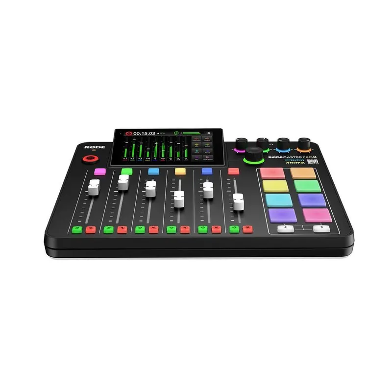 Rode Interface De Áudio Rodecaster Pro Ii, Para Podcasts, Streaming, Produção Musical E Criação De Conteúdo
