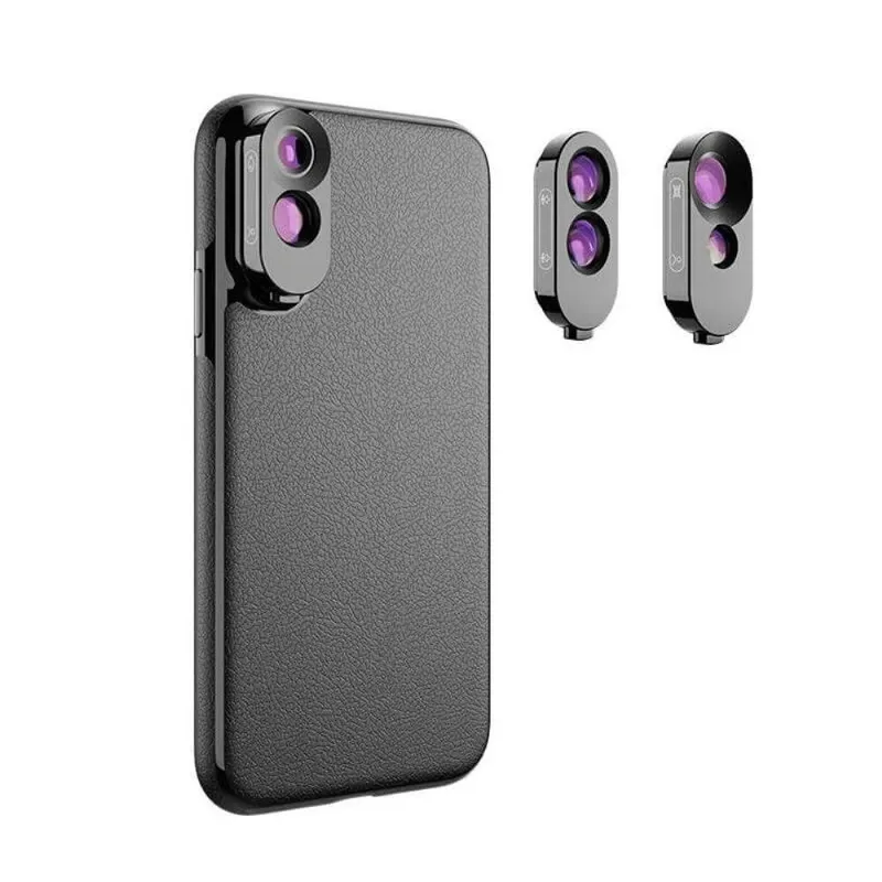 Kit De Lentes + Case Para Iphone Xs Max Apexel