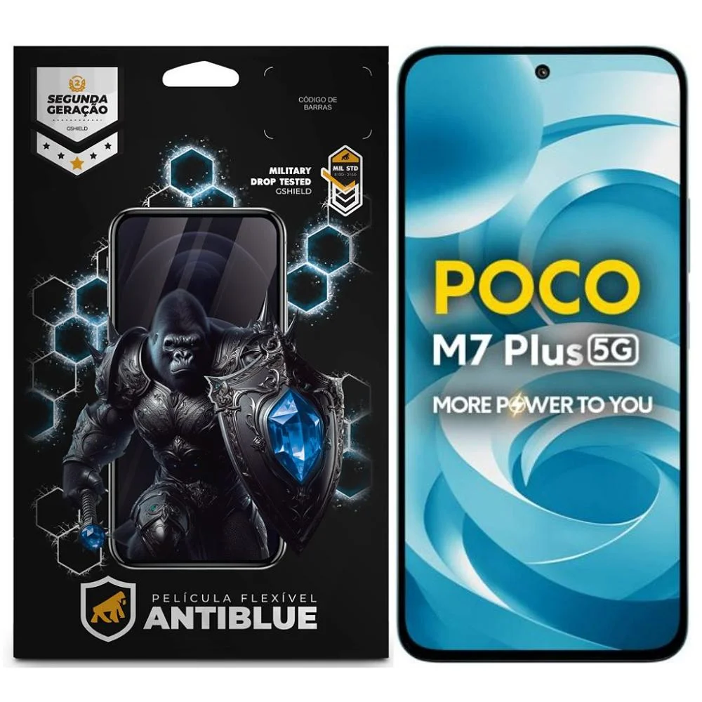 Película Para Xiaomi Poco M7 Plus - Antiblue - Gshield