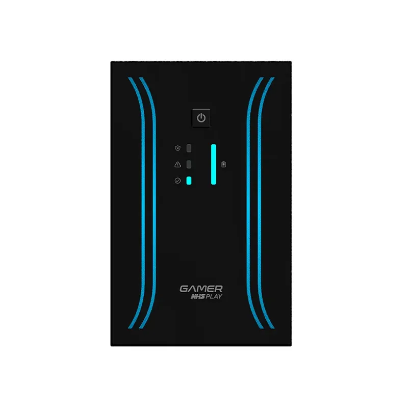 Nobreak Gamer Nhs Play Senoidal, 1000VA, Ent. Bivolt, Saída 120V, 6 Tomadas, RJ-45/USB - 91.G0.010000
