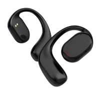 Fone De Ouvido Condução Óssea Preto Sensor Touch Uso Diário