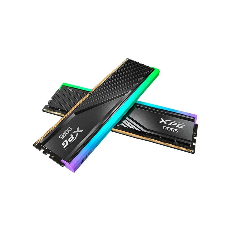 Memória RAM XPG Lancer Blade, 16GB(2x8GB), RGB, DDR5, 6000MHz, Dual Tray, CL48, Preto - AX5U6000C4816G-DTLABRBK