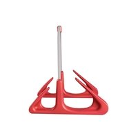 Suporte vertical para Notebook e Tablet Octoo LiteStand Vertical, Ice Silver e Vermelho - 9572