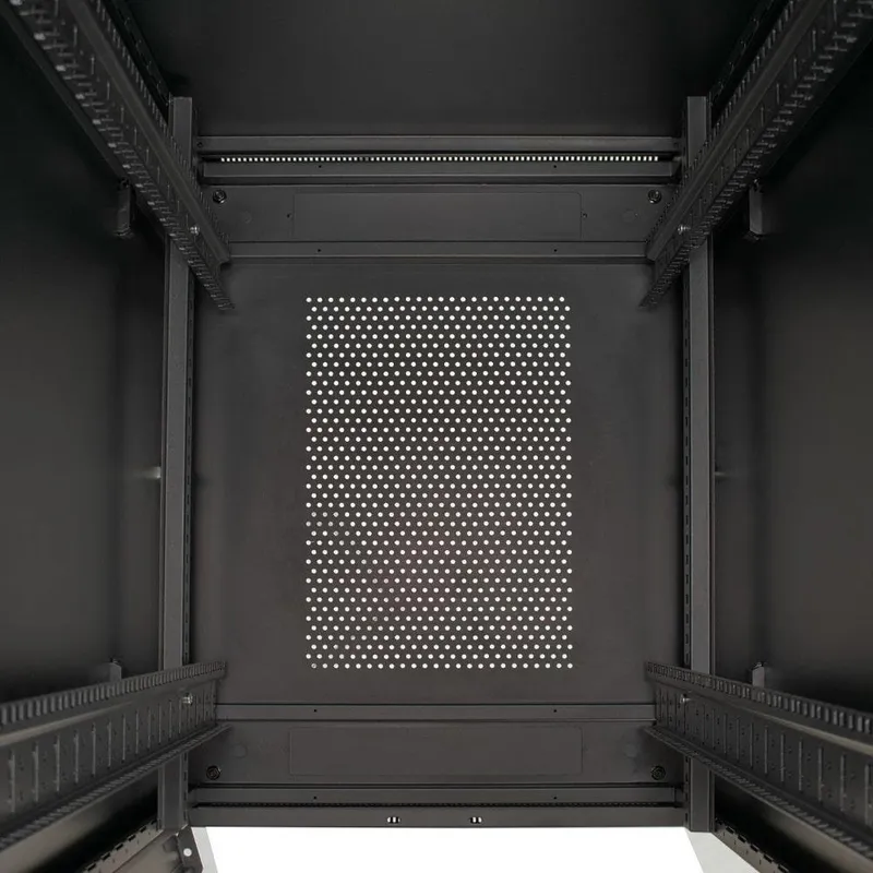 Rack Fechado 19" Evus Ev-df6836 36u X 600 X 800mm Para Piso Preto