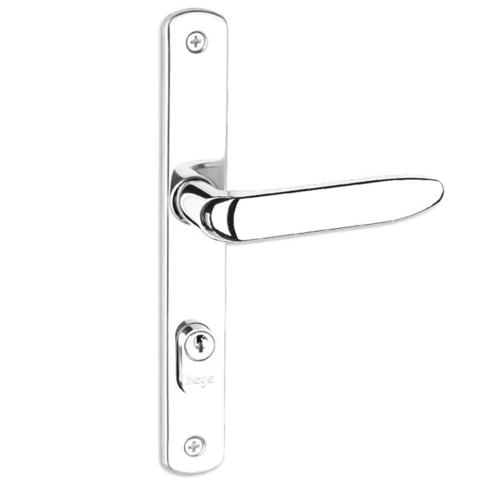 Fechadura Berlin Externa Perfil Estreito 21mm E225 M80 Cromado Haga