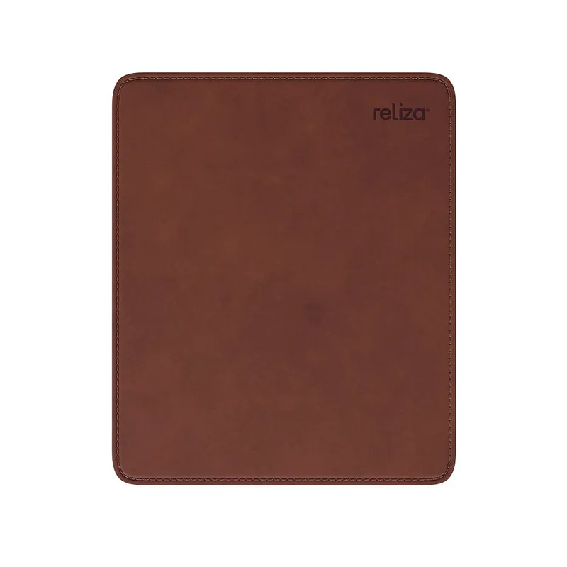 Mousepad Reliza, Retangular, Pequeno, 210x175mm, Courino Marrom - 10019