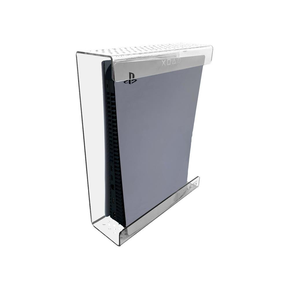 Suporte Console Parede Playstation 5 - Ps5 - Material Acrílico Cristal (transparente)
