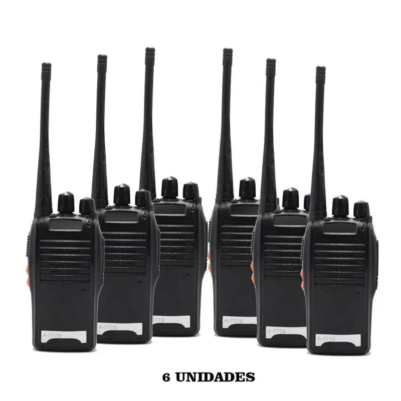 Kit 10 Radio Comunicador Walktalk Talkabout Profissional 777s