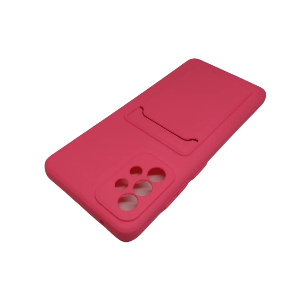 Capa Capinha De Celular Samsung Galaxy A72 Porta Cartoes Cor:rosa