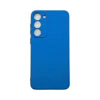 Capa Samsung S23 Plus Protege Câmera Silicone Aveludada Colorida Case Capinha Anti Impacto S23 Plus:azul