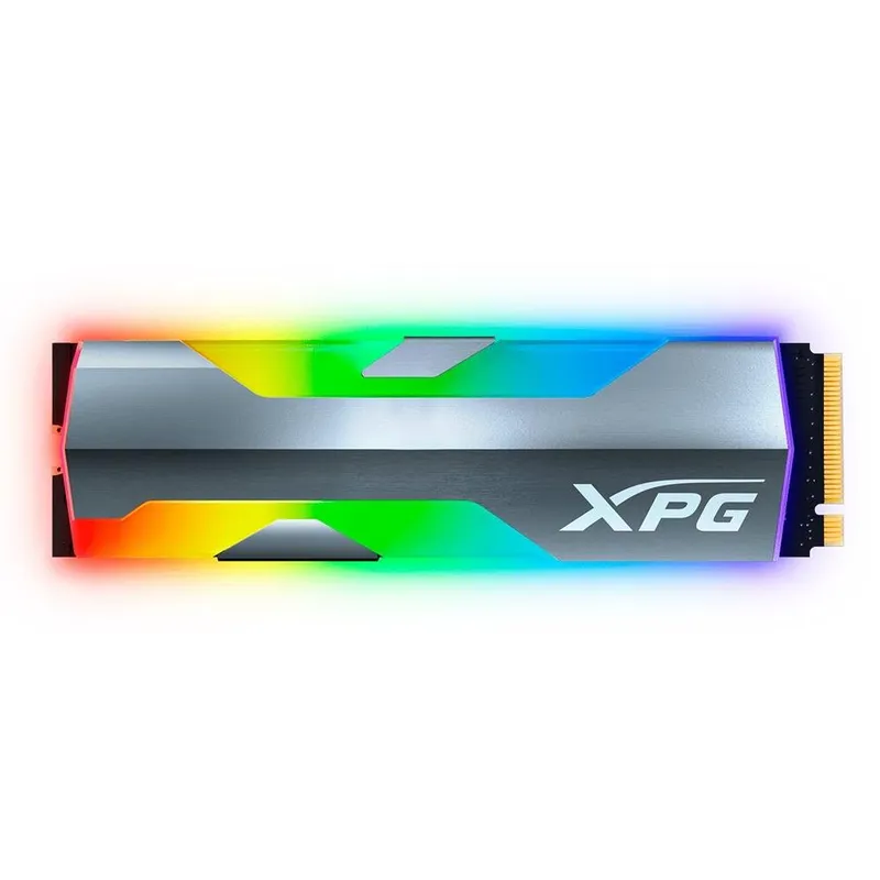 SSD XPG Spectrix S20G, 1TB, M.2 2280, PCIe Gen3x4, Leitura: 2500 MB/s e Gravação: 1800 MB/s, 3D NAND, RainboW - ASPECTRIXS20G-1T-C