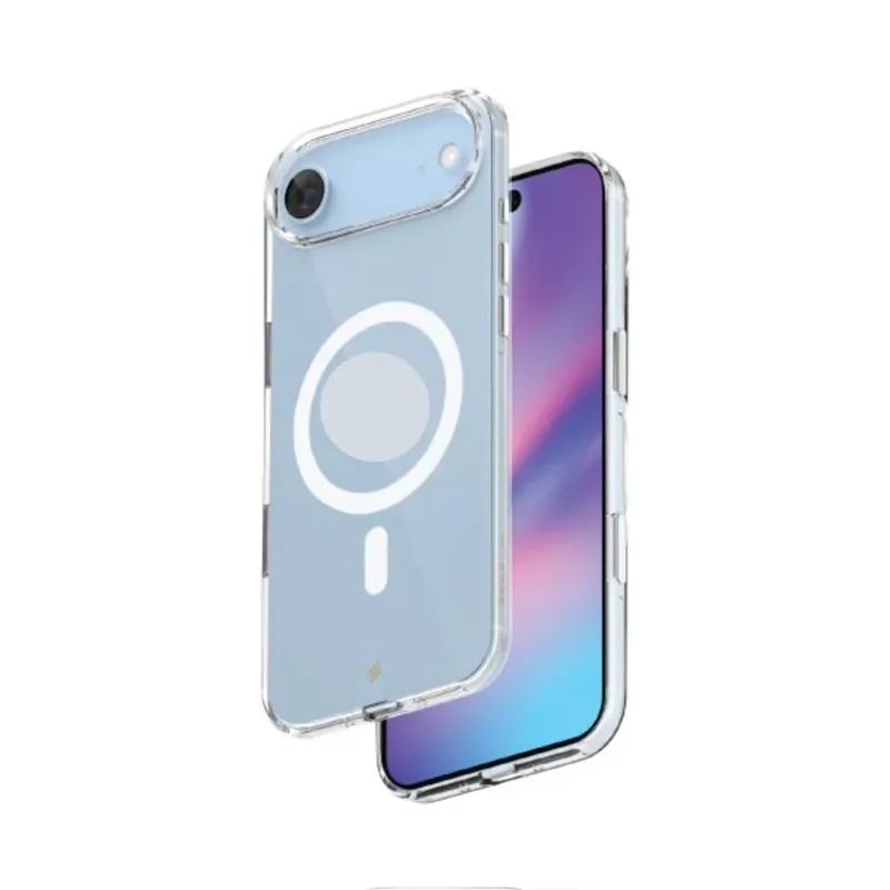 Capa Magnética Iph 17 Air Clear Com Super Imã