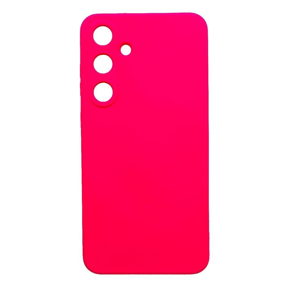 Capinha Capa Compatível Com Samsung Galaxy M55 5g Tela 6.7 Case Aveludada Interior Cor:pink