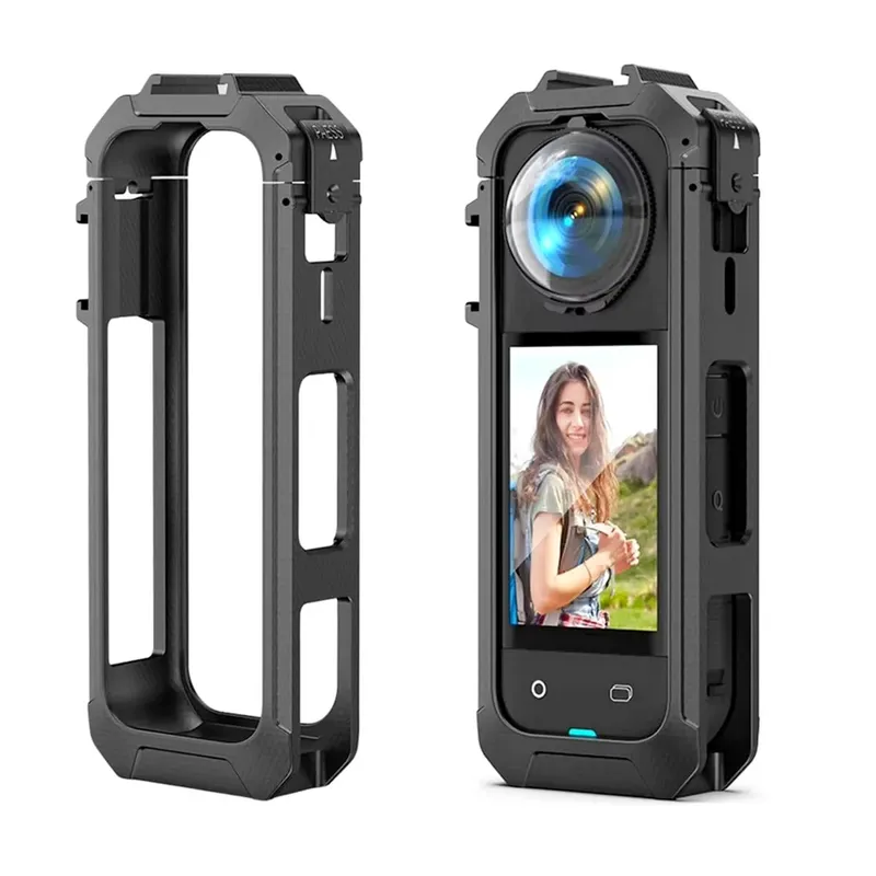 Frame/moldura Com Entradas De Flash E Microfone Para Insta360 X5