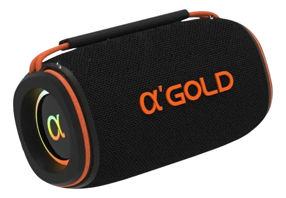 Caixa Som Caixinha Bluetooth Portátil Potente A Prova Dágua A'gold Sm-33