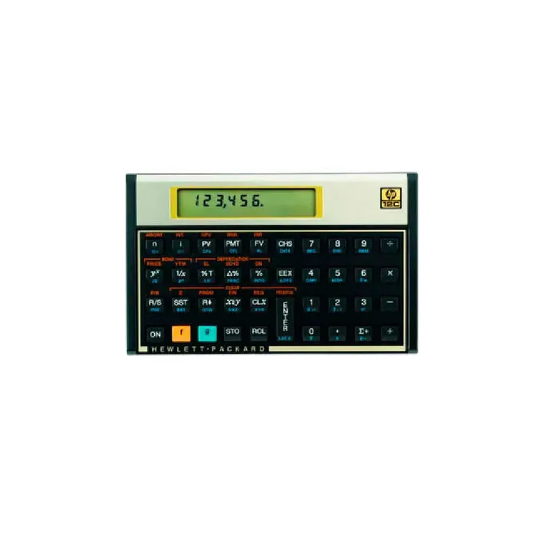Calculadora Financeira Coletek HP 12C, 10 Dígitos, Com 120 Funções, Preto - F2230a