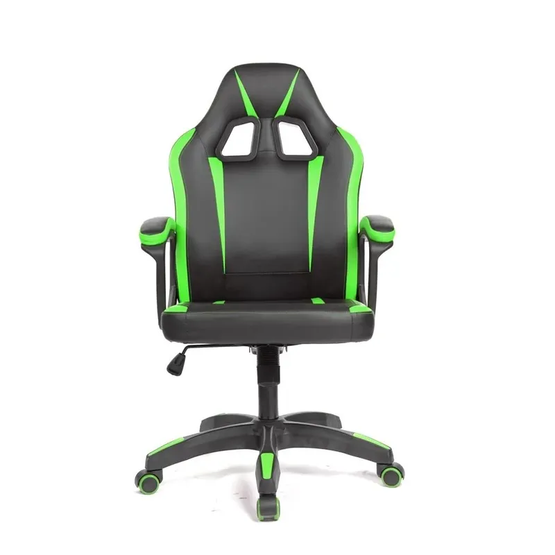 Cadeira Gamer Fortt Lípsia, Até 120KG, Reclinável, Preto e Verde - Cgf002-vr