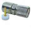 Conector Iec M Reto 0,6x3,7 Solda - 10pçs