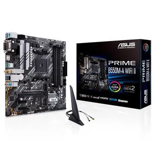 Placa Mãe Asus Prime B550M-A, Wi-Fi II - 90MB19X0-M0EAY0