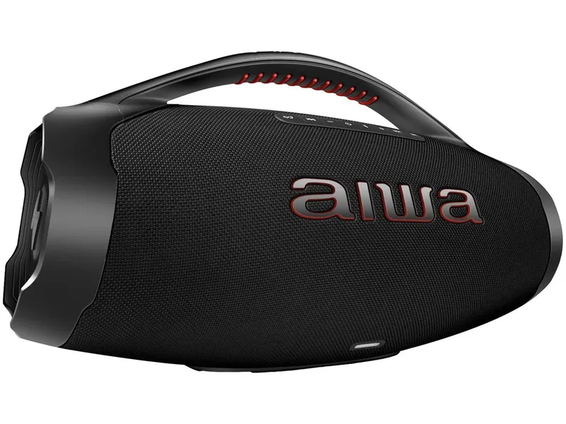 Caixa De Som Boombox Plus Aiwa Bbs-01-bg 200w Cinza