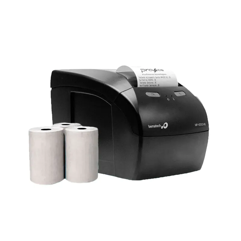 Impressora Térmica Bematech Mp-4200 Hs Com 03 Bobinas 80x40