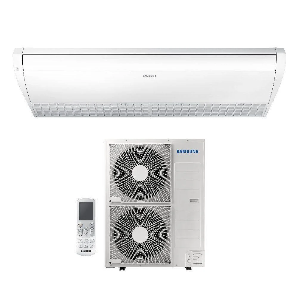 Ar Condicionado Cassete 4 Vias Samsung WindFree Inverter com Wifi 47000 BTUS Quente e Frio 220V AC048DXADKG/AZ