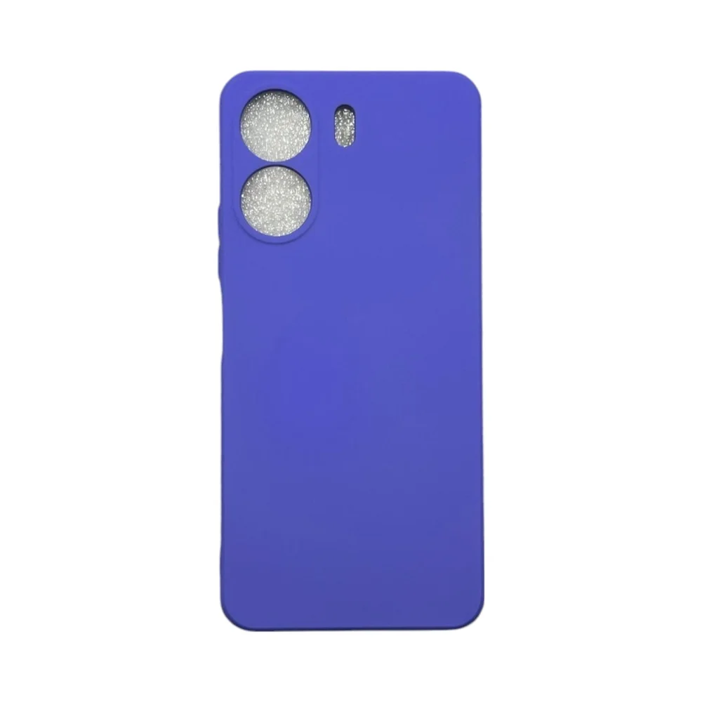 Capa Xiaomi Redmi 13c Silicone Aveludada Protege Câmera Colorida Capinha Anti Impacto Cor:roxo