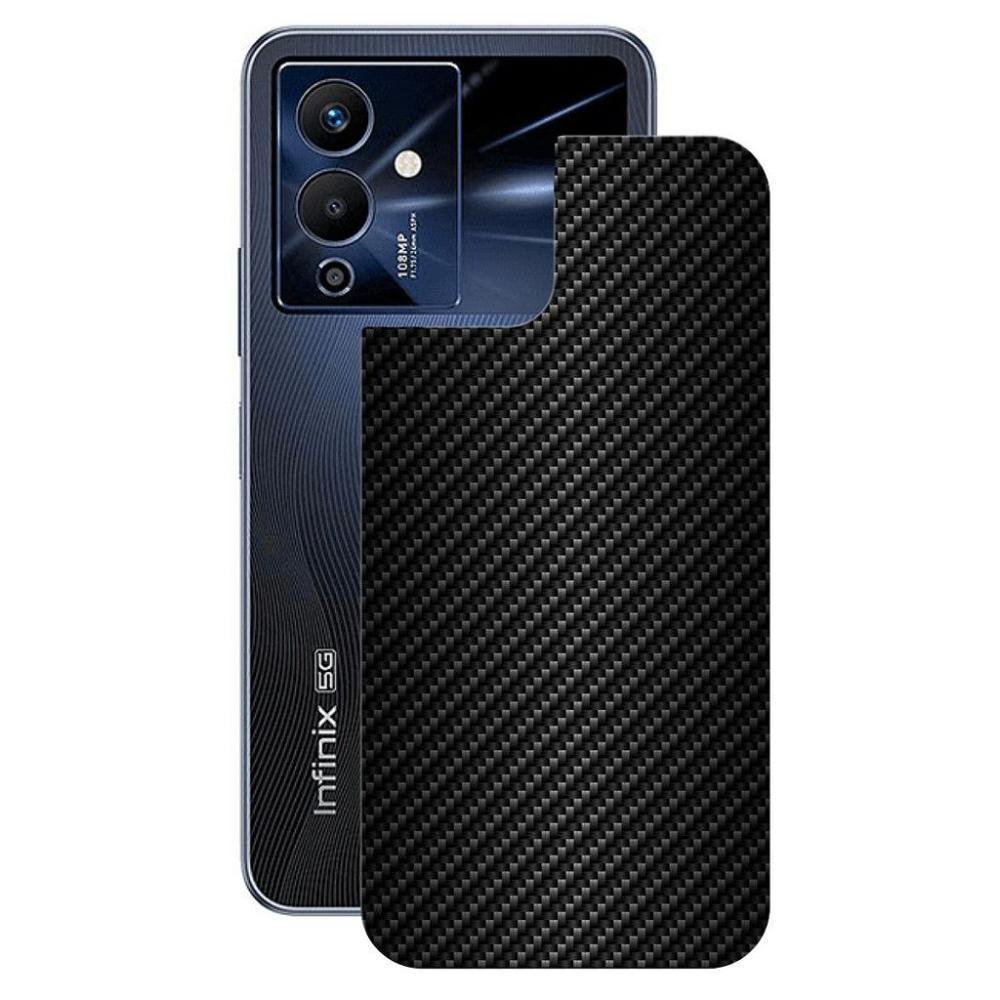 Película Para Infinix Note 12 Pro 5g,Traseira De Fibra De Carbono, Preta