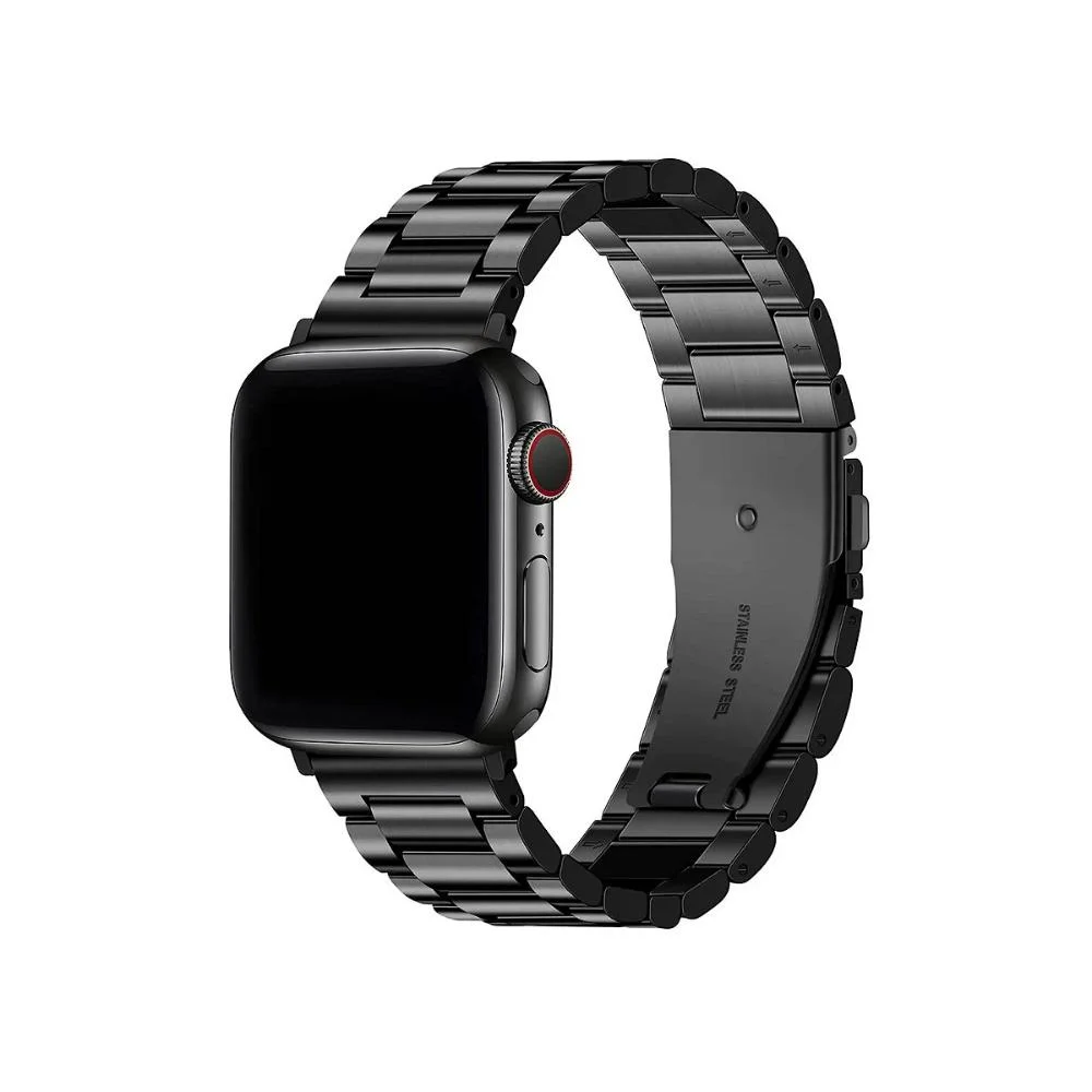 Multiira Para Apple Watch 38 / 40 / 41 Mm - Metal Armor - Preta - Gshield