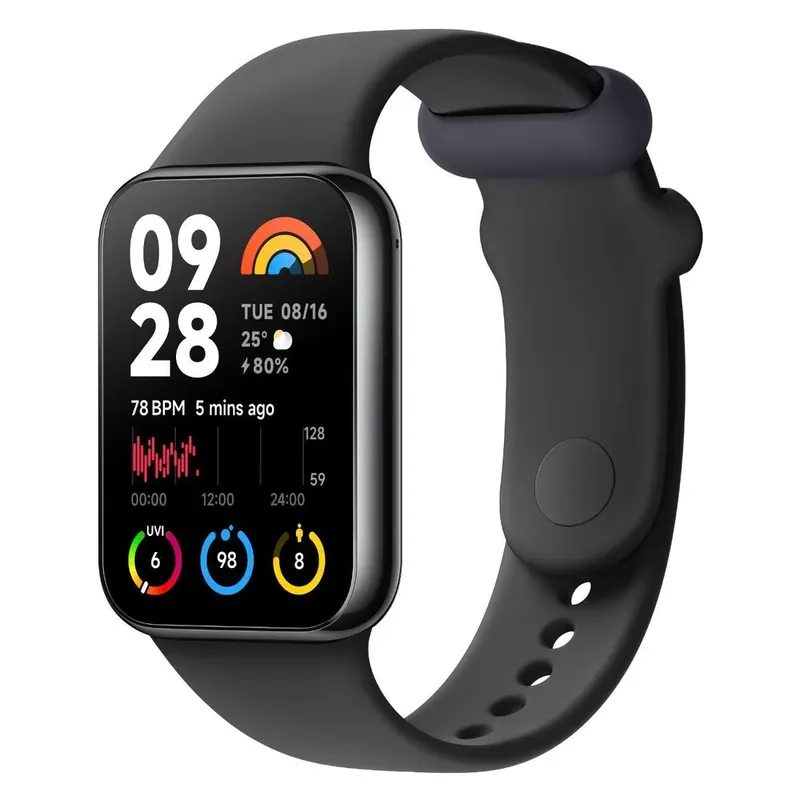 Smartwatch Xiaomi Smart Band 8 Pro - Preto Gps, Integrado Tela AmoLED 1,74", Bluetooth 5.3 - Android / Ios (global)