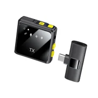 Microfone De Lapela Sem Fio Recarregavel Tipo-c Onistek Mc815