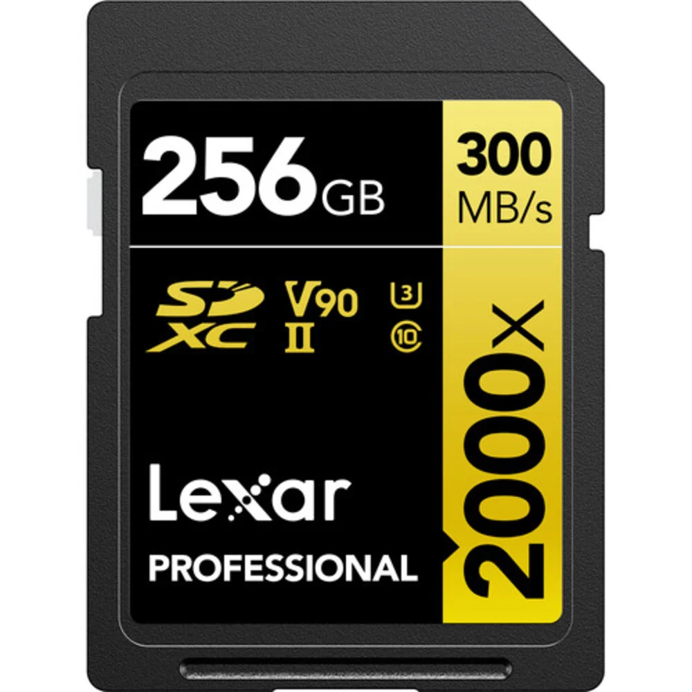 Cartão Memória Lexar Sd Xc 256GB, 150mb/s, Uhs-i V30 Pro - Lsd0800p256g-bnnnu