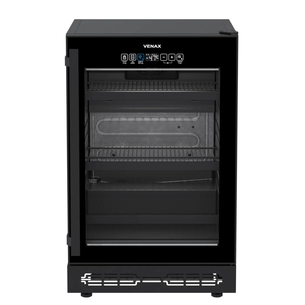 Cervejeira de Embutir Venax, 82L, Top Light, Touch, Preto, 220V