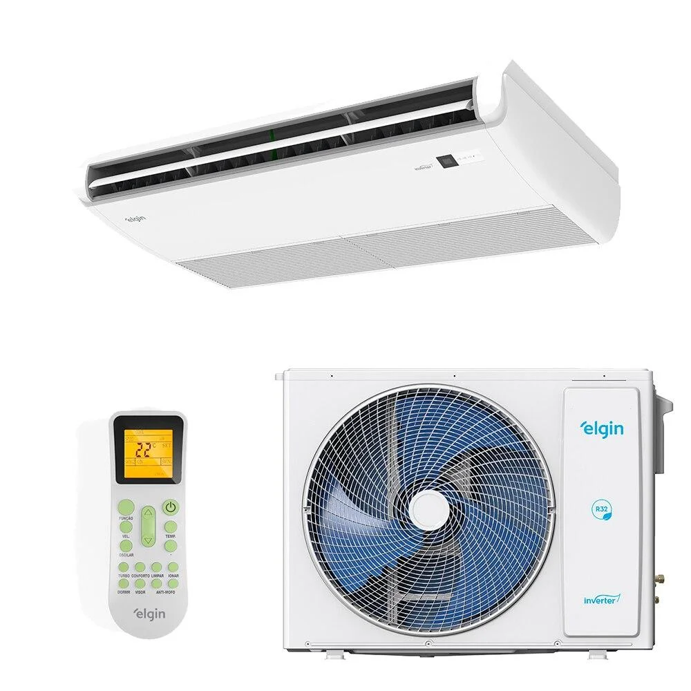 Ar-condicionado Split Inverter Piso Teto 24000 Btus Elgin Plus Só Frio 45pdfi24c2da/45pdfe24c2ca 220v.