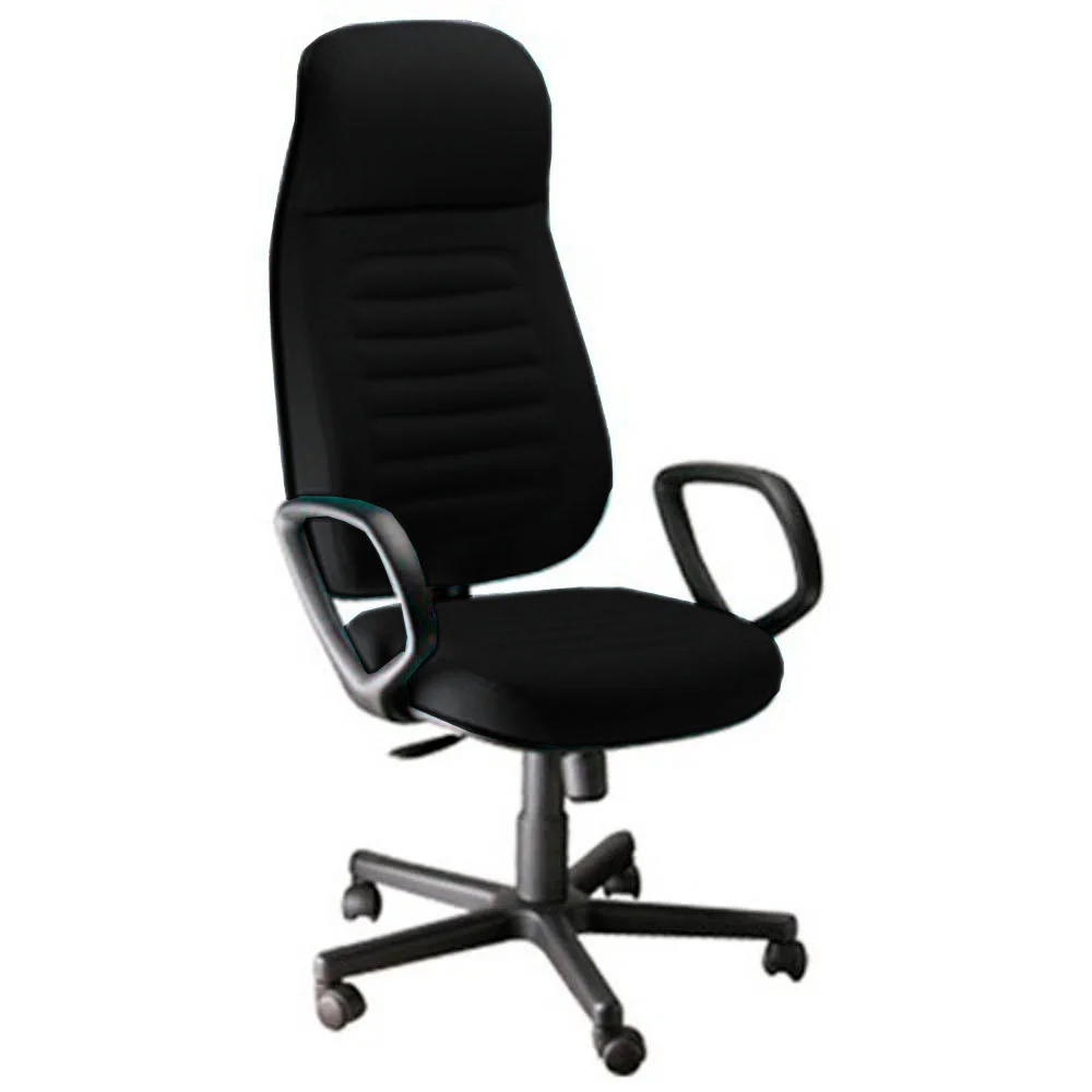 Cadeira Office Presidente, Com Braços, Linha Tela Mesh, Preto